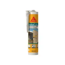 SikaSeal-171 silicone sealant cartridge, 280 ml, orange label with Sika logo
