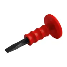 Cincel Corta Frío Acero Punta Recta Con Guarda 1/2" Urrea