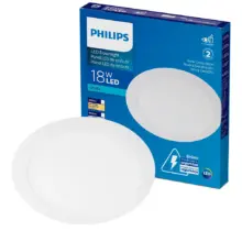 Panel Led Redondo De Empotrar 18 W 3000 K 1300 Lm Philips