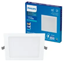 Panel Led Cuadrado De Empotrar 18 W 4000 K 1300 Lm Philips