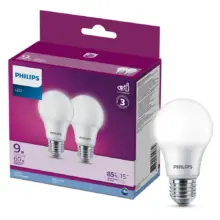 Bombillo Led Frío 9 W 800 Lumenes (2 Uds.) Philips