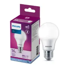 Bombillo Led Frío 14 W 1310 Lumenes Base E 27 Blanco Philips