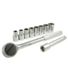 Copas Y Accesorios En Pulgadas 1/2" (Jgo. 10 Pzas) Surtek