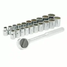 Copas Y Accesorios 3/8" En Rack (Jgo. 21 Pzas) Surtek