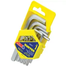 Llaves Bristol Tipo"L" Pulgadas (Jgo. 10 Pzas.) Surtek