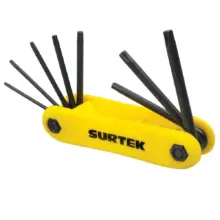 Llaves Bristol Torx  Est. Plástico (Jgo. 8 Pzas.) Surtek
