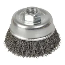 Grata Copa Ondulada Alambre Delgado 4"x 0.35 mm Surtek
