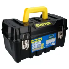 Caja Portaherramientas Plástica Broches Metal 17" Surtek
