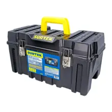 Caja Portaherramientas Plástica Broches Metálicos 21" Surtek
