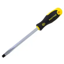 Destornillador Punta Plana Mango Bimaterial 1/4x6" Surtek