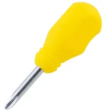 Destornillador Estrella Mango Amarillo 1/4"x 1-3/8" Surtek