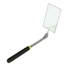 Espejo De Inspección Rectangular Acero Inox 5 x 9 cm Surtek