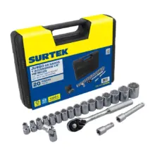 Copas Y Accesorios Métricos 1/2" (Jgo. 20 Pzas) Surtek