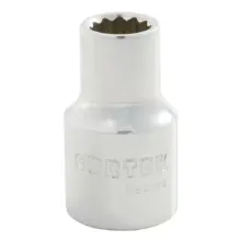 Copa Corta 12 Puntas Acero Cromo Cuadro 1/2"x 9 mm Surtek