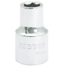 Copa Cuadro 6 Puntas Acero Cromo Cuadro 1/2"x 11 mm Surtek
