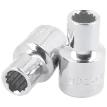 Copa Corta 12 Puntas Acero Cromo Cuadro 1/2"x 13 mm Surtek