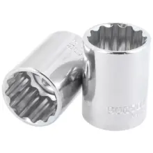 Copa Corta 12 Puntas Acero Cromo Cuadro 1/2"x 15 mm Surtek