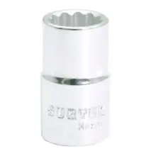 Copa Corta 12 Puntas Acero Cromo Cuadro 1/2"x 9/16" Surtek