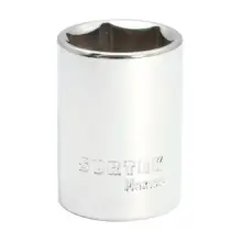 Copa Cuadro 6 Puntas Acero Cromo Cuadro 1/2"x 1- 1/8" Surtek