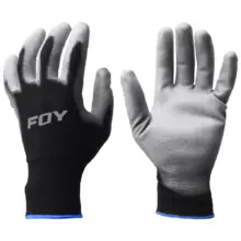 Guantes De Nailon Con Recubierta Poliuretano T. Mediana Foy
