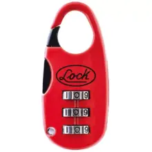 Candado Digital De Combinación Para Maleta Rojo 20 mm Lock