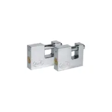 Candado Para Cortina Metálica Cromo Satinado 80 mm Lock
