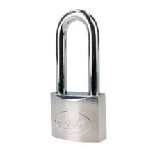 Candado Acero Gancho Largo 40mm Con Llave De Discos Lock