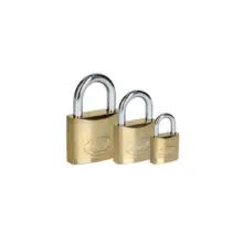 Candado De Gancho Corto Latonado Llave Estándar 38 mm Lock