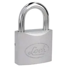 Candado Gancho Corto Acero Sólido Llave Estándar 50 mm Lock
