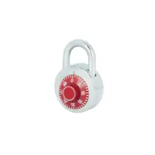 Candado De Combinación De Disco Rojo 50 mm Lock