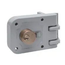 Cerradura De Sobreponer Izq. Puerta Corrediza Latón Lock