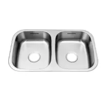 Lavaplatos De Empotrar Challenger Doble Inox 76cm LV 3781