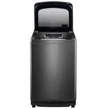 Lavadora Carga Superior 16 Kg Acero Inoxidable Titanio Midea