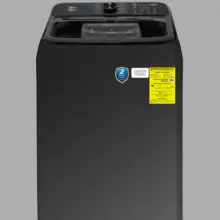 Lavadora Carga Superior 16 Kg Acero Inoxidable Titanio Midea