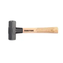 Mazo De Acero Octagonal Mango De Madera 2 lb Surtek