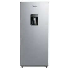 Nevera Low Frost 187 Litros Una Puerta Plateada Midea