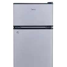 Minibar Always Cool 87 Litros Dos Puertas Plateada Midea