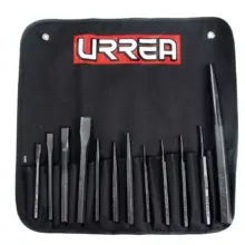 Cinceles, Punzones Y Botadores Acero (Jgo. 12 Pzas.) Urrea