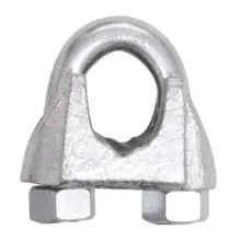 Perro De Hierro Maleable Para Cable De Acero 1/8" Surtek