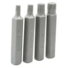 Puntas Bristol Hex ágono 1/4" (Jgo. 4 Pzas.) Surtek