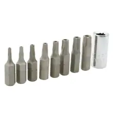 Puntas Torx  Intercambiables (Jgo. 9 Pzas.) Surtek
