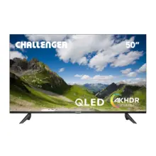 Televisor Challenger QLED 50″ Smart Google TV + Soporte