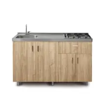 Mueble De Cocina Inferior 4 Prtas 1 Cajón Challenger