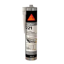 Sika Flex 221 Negro 300 Ml + Pistola Calafateadora Lisa