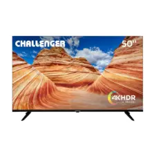 Televisor 50″ 4K Google Tv Bluetooth WiFi Negro Challenger