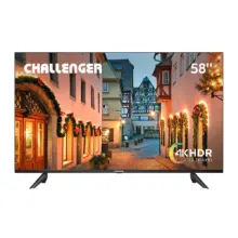 Televisor 58″ 4K HD Google Tv WiFi Negro Challenger