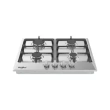 Estufa De Empotrar 4 Puestos 58 cm Acero Whirlpool