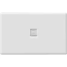 Toma Telefono Sencilla Blanco Linea Diamante Zafiro