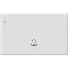 Pulsador Sencillo Blanco Linea Diamante Zafiro