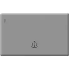 Pulsador Sencillo Plata Linea Nordico Zafiro